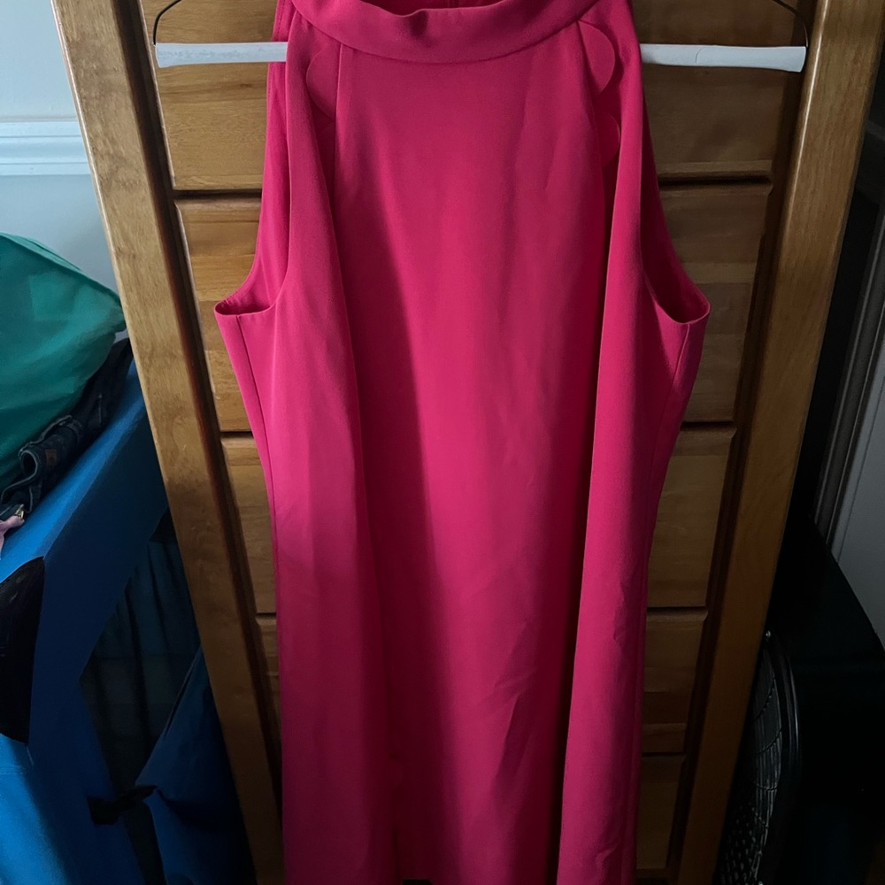 Vibrant Pink Sleeveless Dress